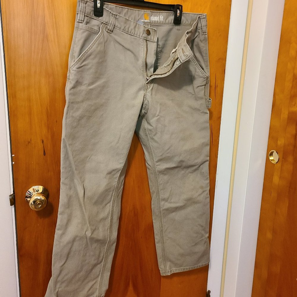 Carhartt Men's Khaki Cargo Pants